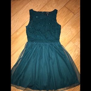 Emerald Green Homecoming Dress